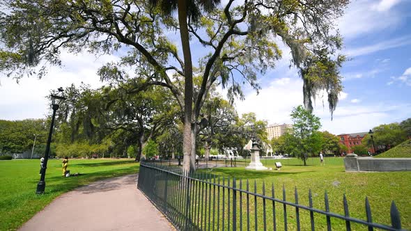 Forsyth Park Panoramic View Savannah alt