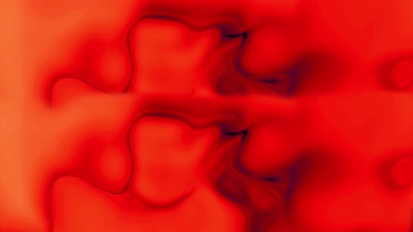 Red color ink liquid animated background. animation of liquid marble texture. Vd 539 alt