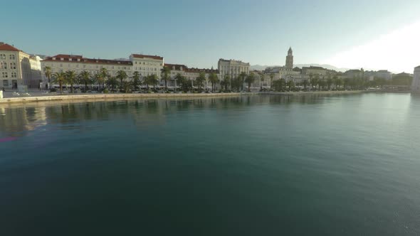 Aerial view of the promenade alt