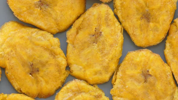 Fried Platanos on Plate alt