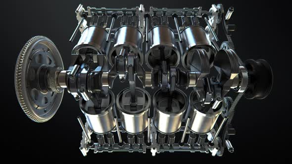 Engine Pistons V8