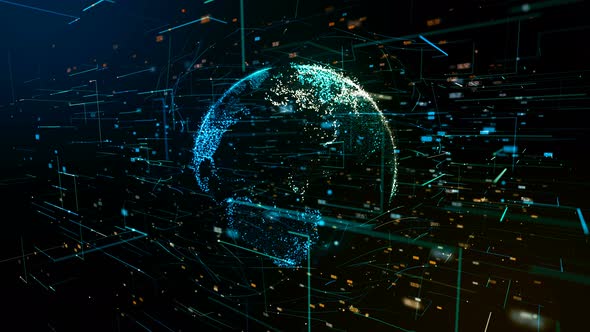 Digital World Networks of Information, Digital Age Global Connectivity alt