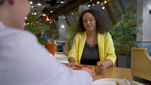 Closeup Portrait of a Beautiful Cute Young Girl Hugging Her Friend