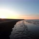 Aerial drone scenic view by the sunrise on the shore - VideoHive Item for Sale