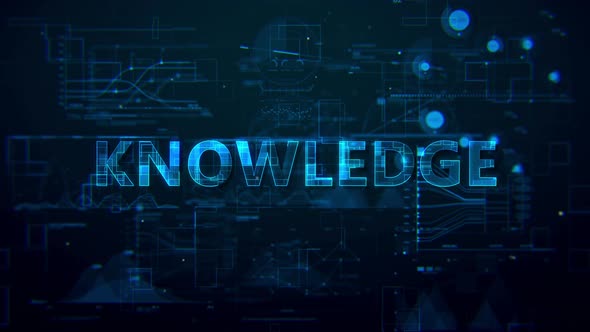 Knowledge Digital Data Text 4k 
