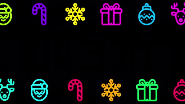 Christmas Icons Loop