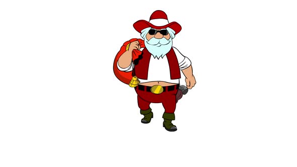 Santa Claus With Gold Coins