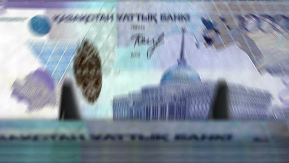 Kazakh Tenge money counting machine down loop alt