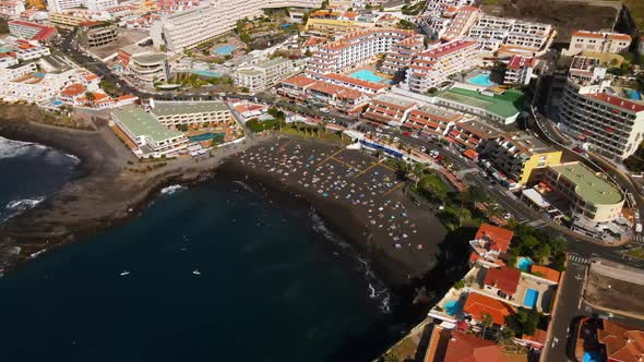 Playa de la Arena in Tenerife, Spain