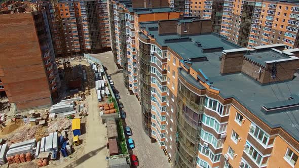 New residential complex in the downtown alt