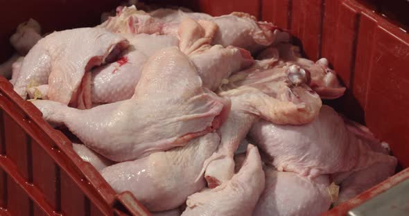 In A Large Container Chicken Thighs alt