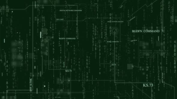 Digital Network With Number Hud alt