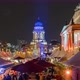 Night Time Lapse of christmas market at Gendarmenmarkt, Berlin, Germany - VideoHive Item for Sale