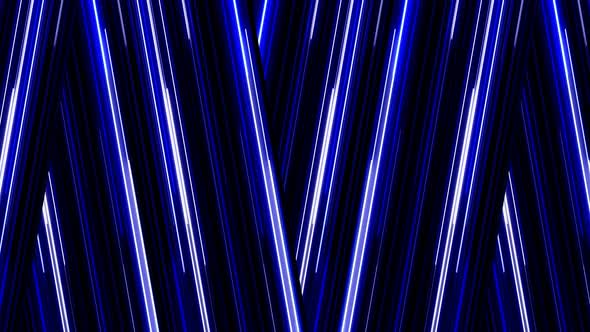 Abstract Smooth Stripes White Blue Background