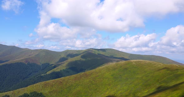 White Clouds Thicken Over The Mountains