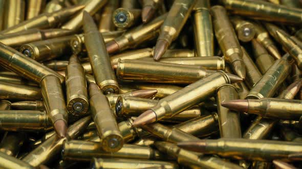 Pile Of Ammo Rotating, Stock Footage | VideoHive