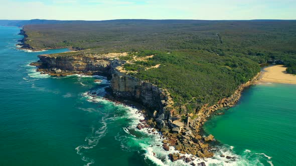 Rugged Coastline off New South Wales