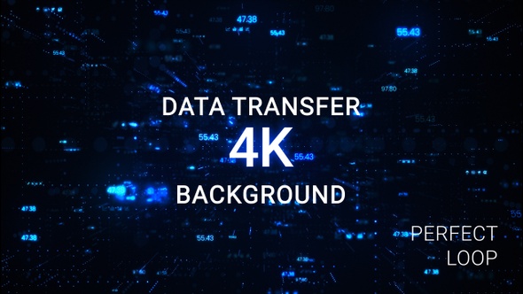 Data Transfer Network Background 4K