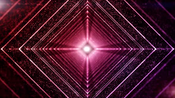 Square Digital Tunnel Of Cyberspace 867 4K alt