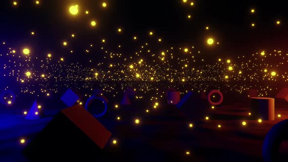 Isometric Glow Particles Hd 