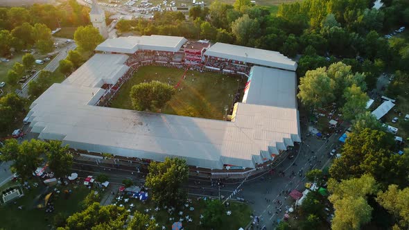 Wrestling Festival Area In Edirne City alt