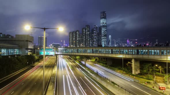 Hong Kong Freeway Time Lapse alt