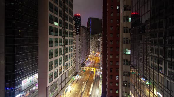 Hong Kong Cars Drive Along Street Highway alt