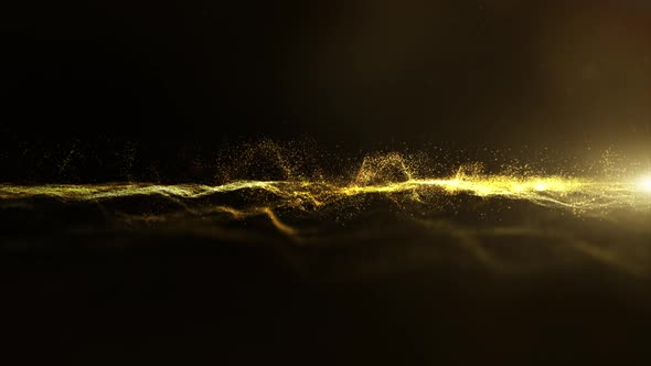 Futuristic Flowing Particles Wave 02 alt