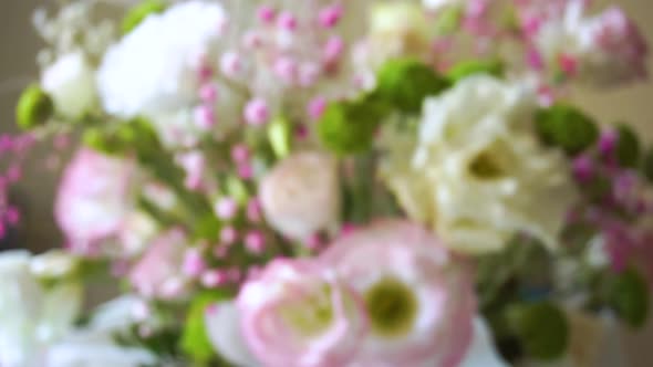 Bouquet From Different Flowers on the Table