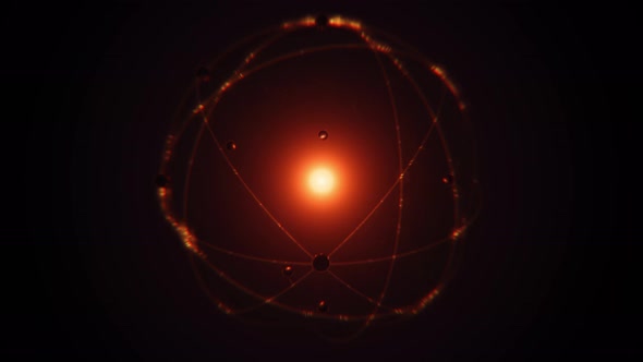 Golden Dark Electrons Atomic Nucleus VJ Loop