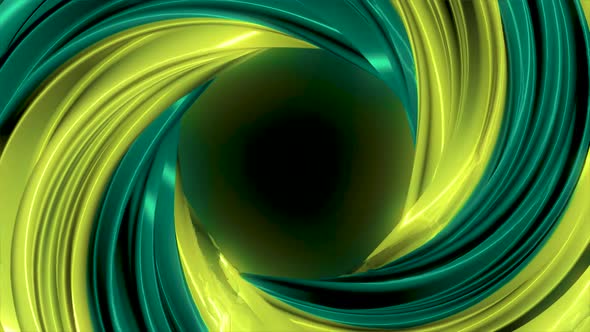 Hypnotic spiral illusion, twisted ring alt