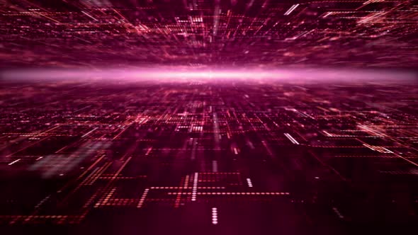 Futuristic Digital Abstract Matrix Particles Grid 06 alt