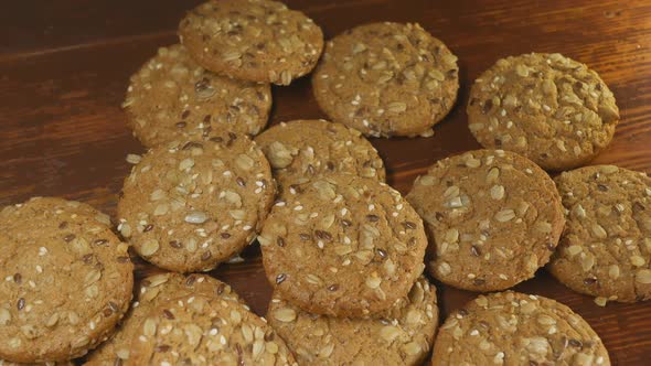 Cookies Made From Oats and Large Bran