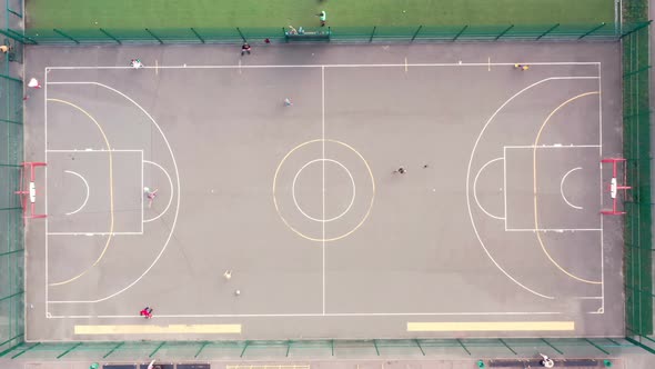 Football and Basketball Field