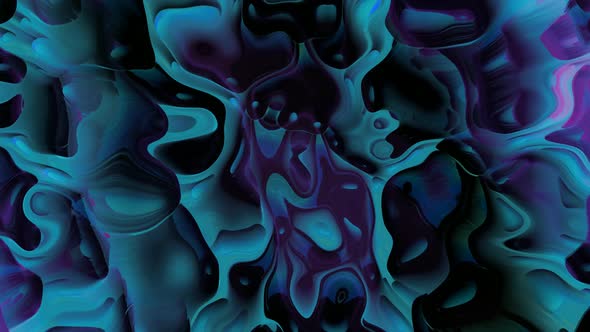 Abstract Background Black Cyan Purple Color Holographic Clean liquid animated alt