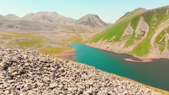 Stunning Glacier Lake In Georgia alt