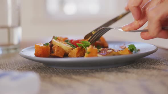 Senior woman at home alone alt