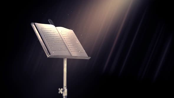 Music Sheet Book Background 2 alt