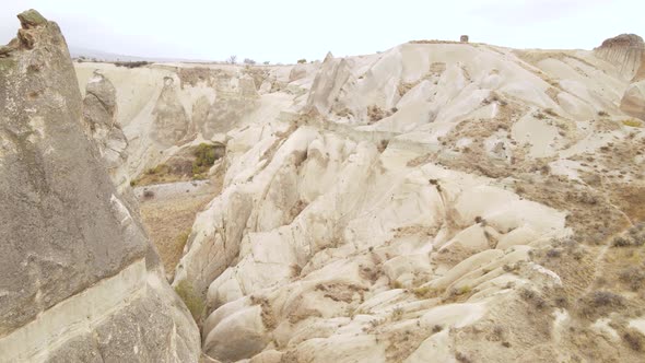 Cappadocia Landscape Aerial View. Turkey. Goreme National Park alt
