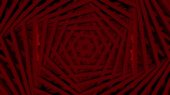 3D Abstract Red Background
