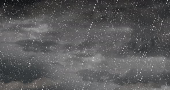 Dark Stormy Sky with rain and clouds 4k, Motion Graphics | VideoHive