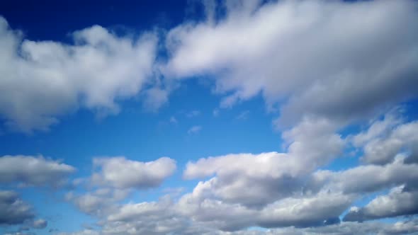 By Blue Clouds Run Through the Sky