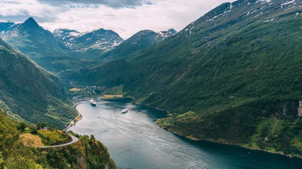 Geirangerfjord Norway alt