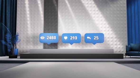 Color counters with likes and comments alt