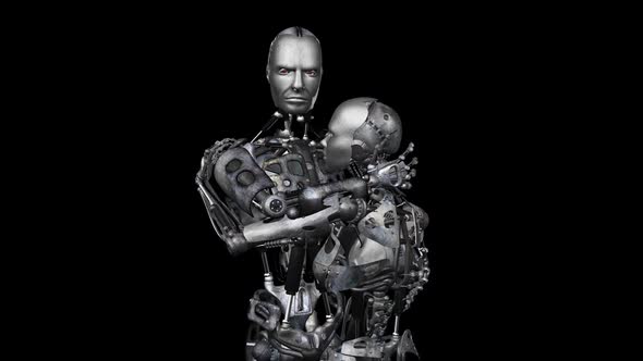 Cyborgs In Love - CU - Transparent Loop alt