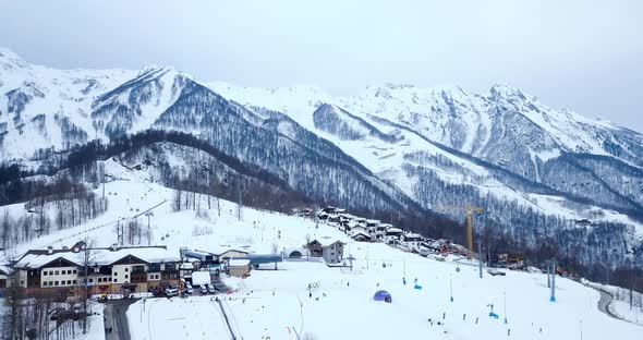 23 February 2022 Olympic Village Adler Rosa Khutor Sochi Ski and Snowboarding Resort In Russian alt
