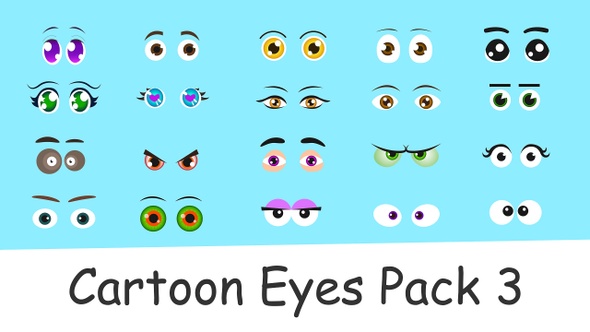 Cartoon Eyes Pack 3