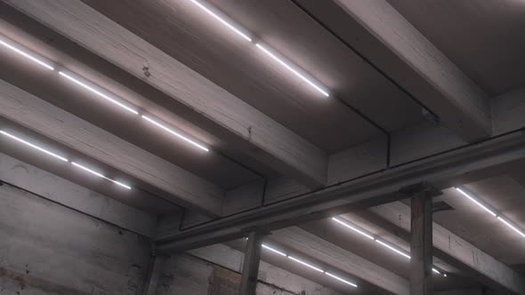 Parking Lot with Neon Lights alt