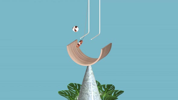 Looping 3D ball animation alt