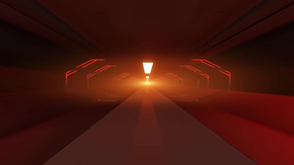 Red Tunnel VJ Looped alt